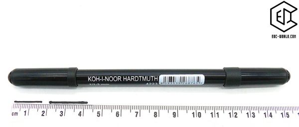 KOH-I-NOOR® Permanent Marker beidseitig schwarz 1-3 mm